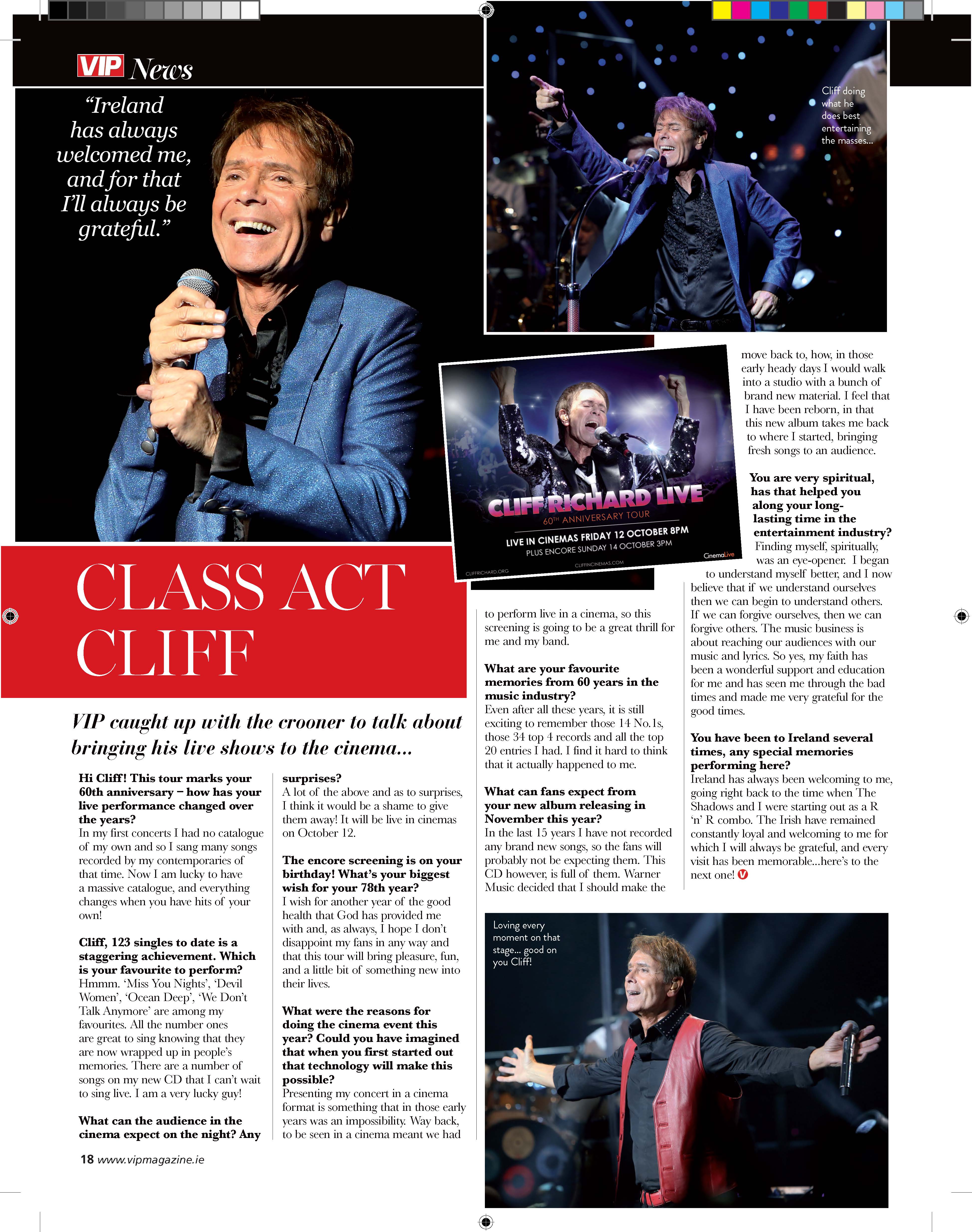 Cliff Richard Coverage