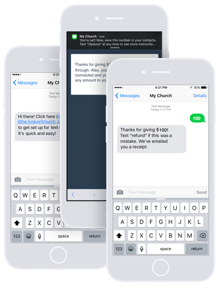 Text-to-give
