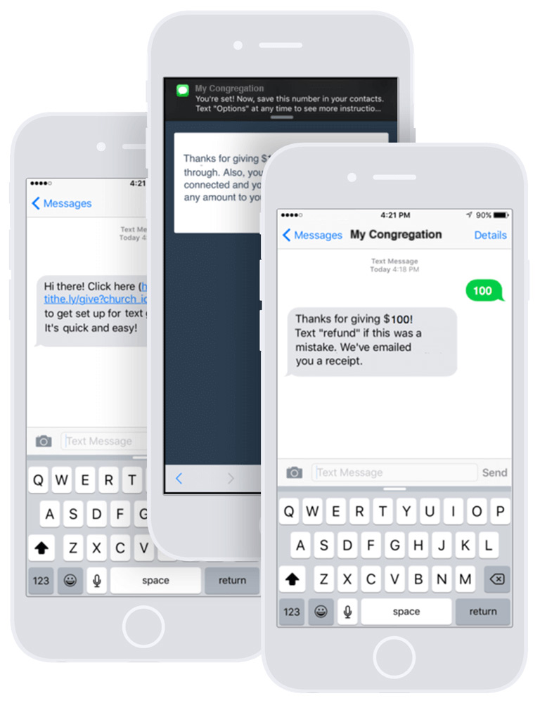 Text-to-give