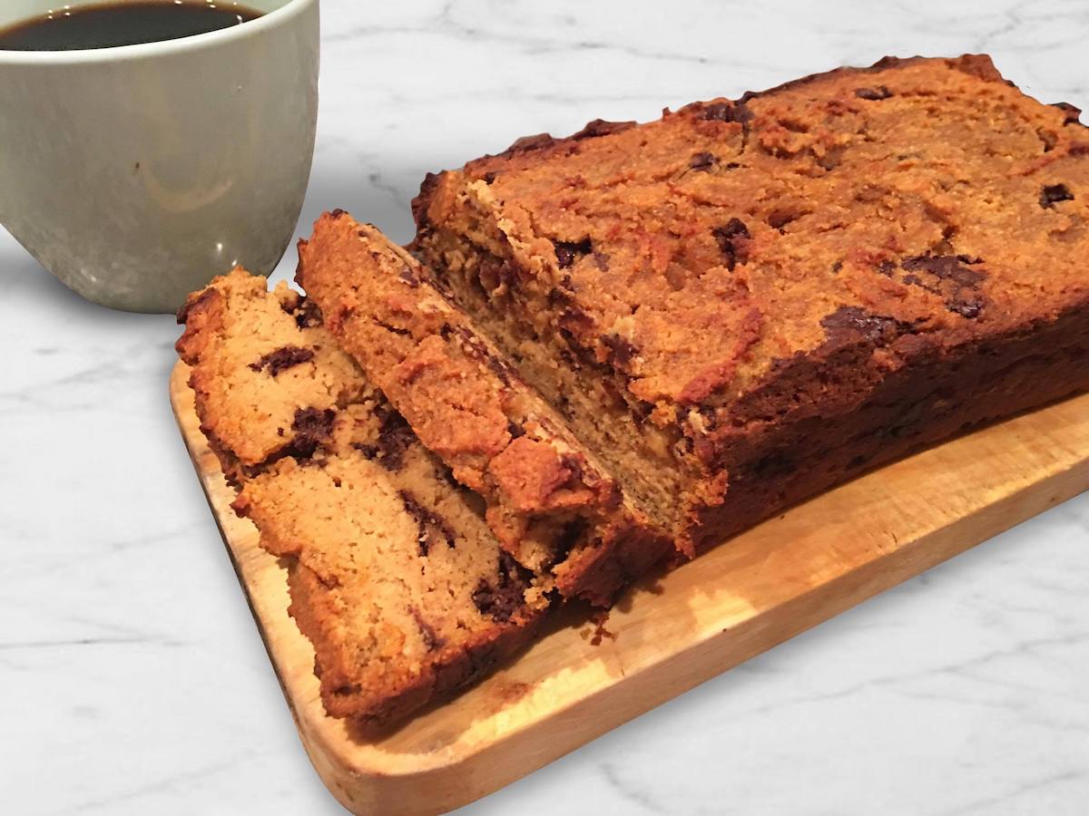 Chocolate Chunk Pumpkin Bread (Paleo, Gluten-Free)