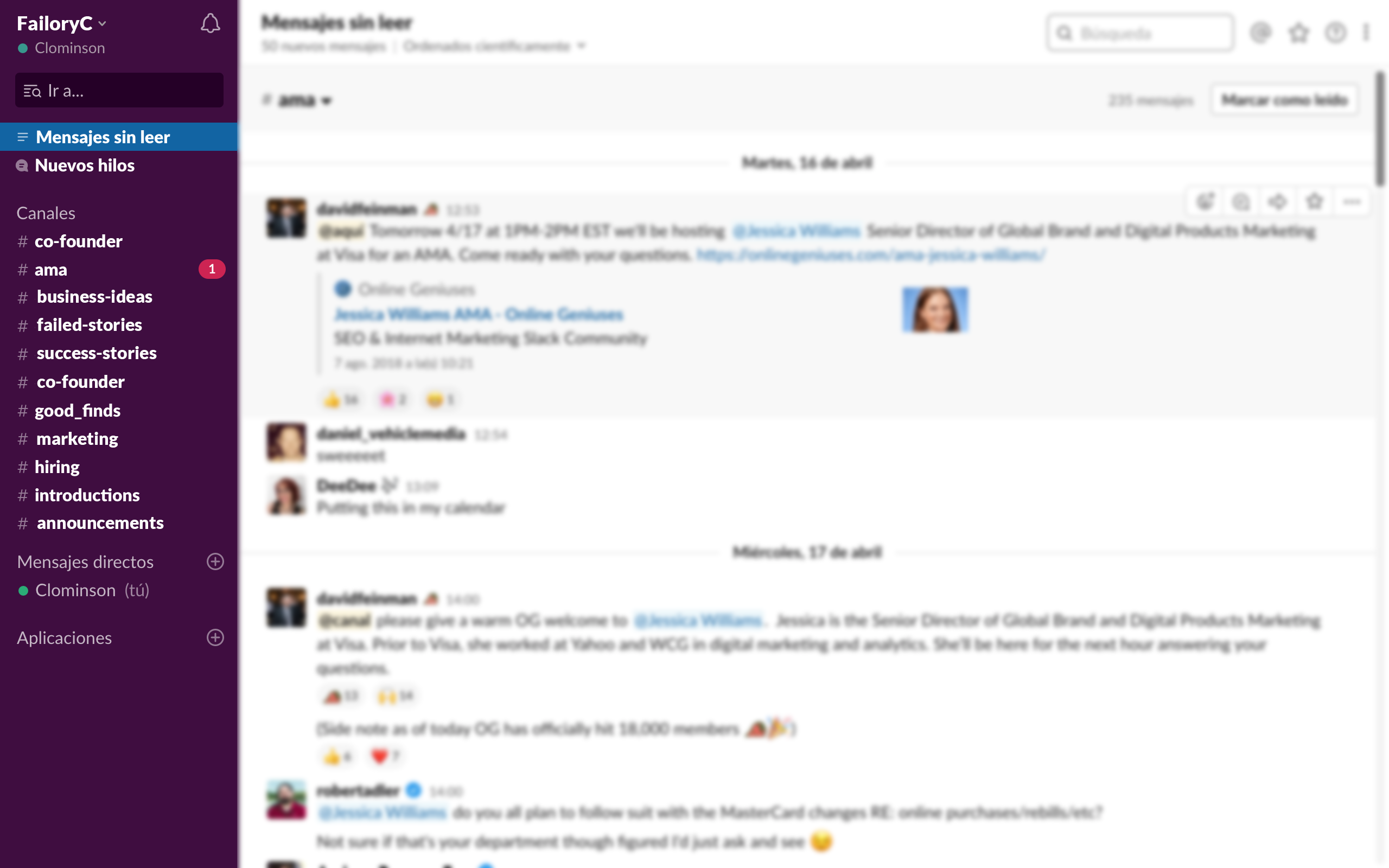 Slack FailoryC