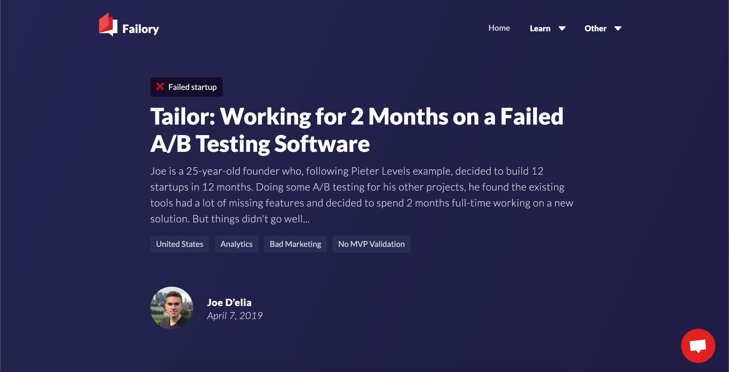 Interview FailoryC