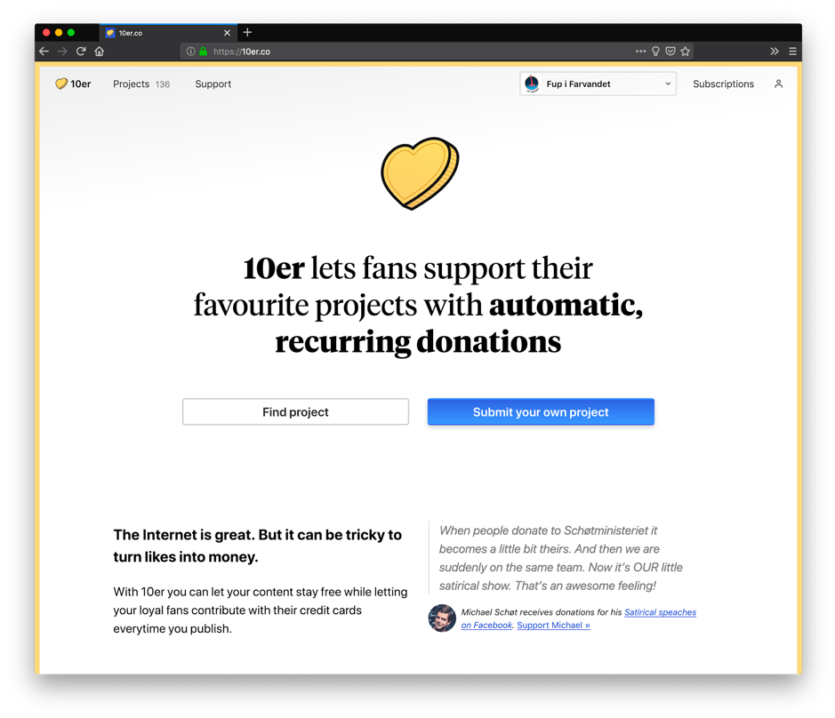 10er Homepage