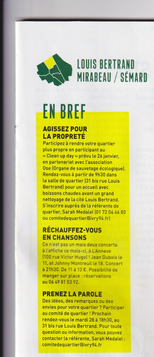 Revue Ivry ma Ville programme musical Hopital Charles Foix