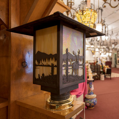 Adirondack Lighting Rustic Furniture Champlain Valley Electric Adirondack Lighting Furniture