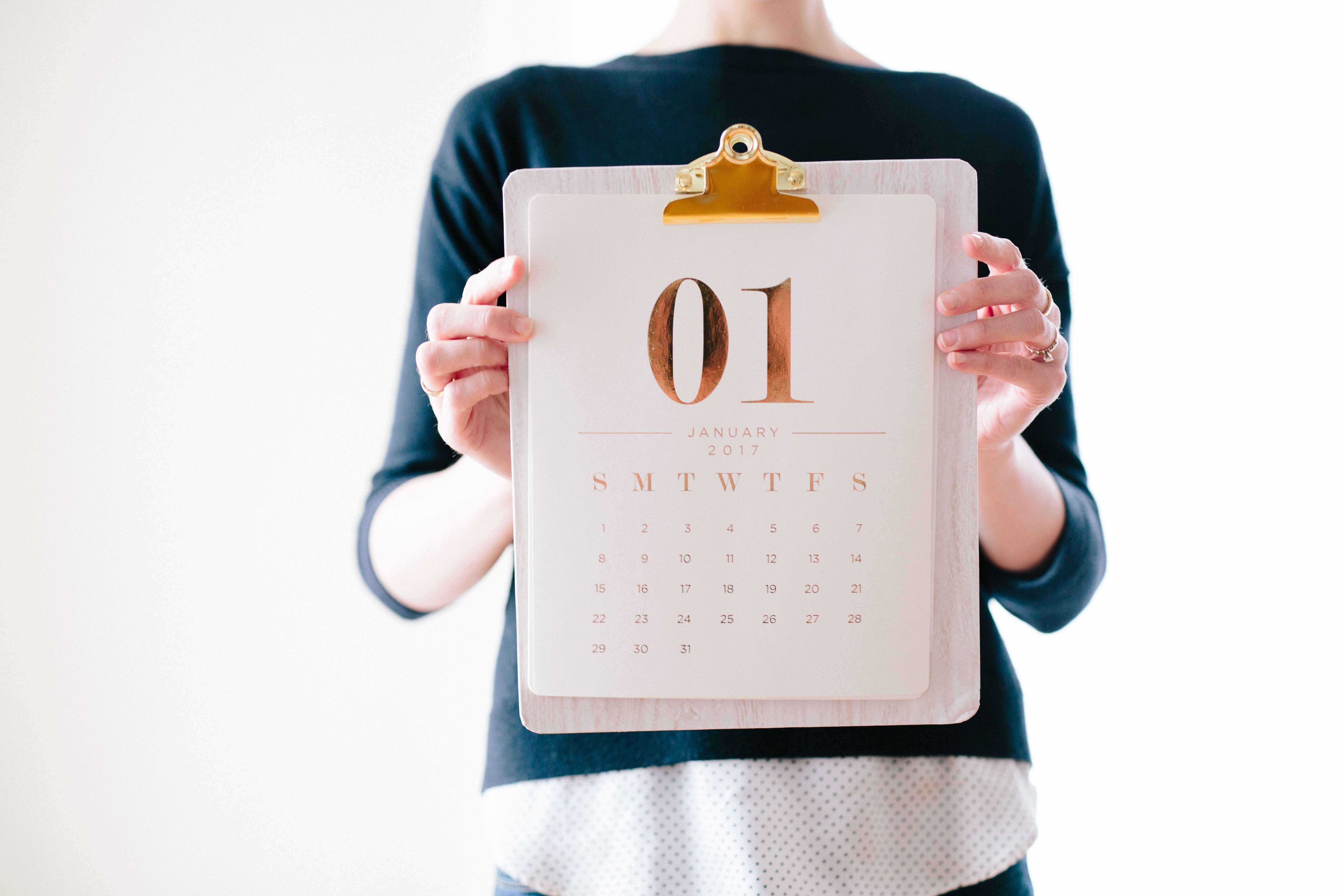 Financial Power of Attorney Calendar