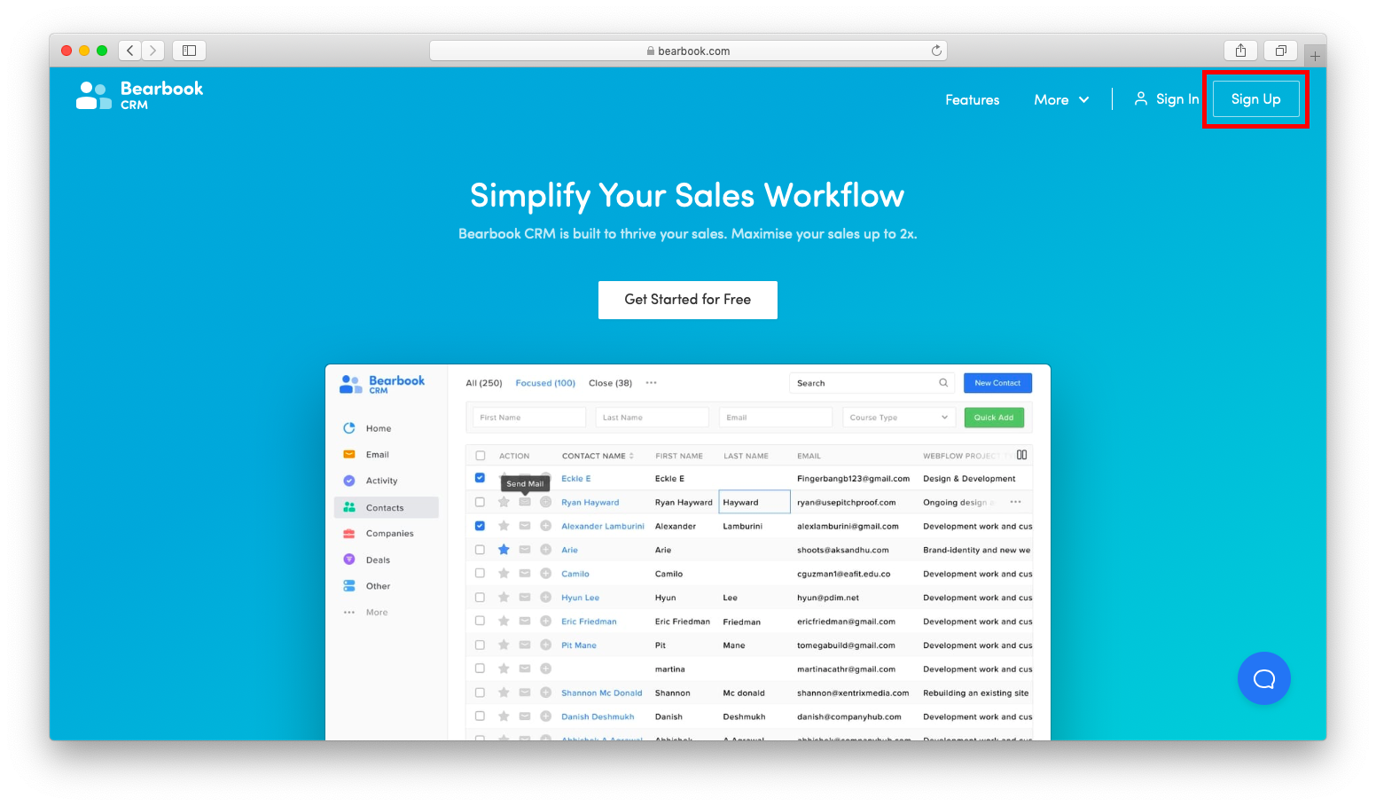 Bearbook CRM