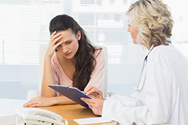 Client Discussing Cataract Surgery Options