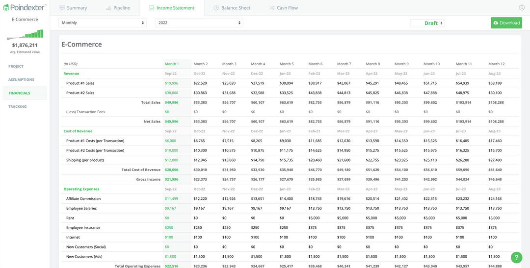 Financial Model Template Start Free