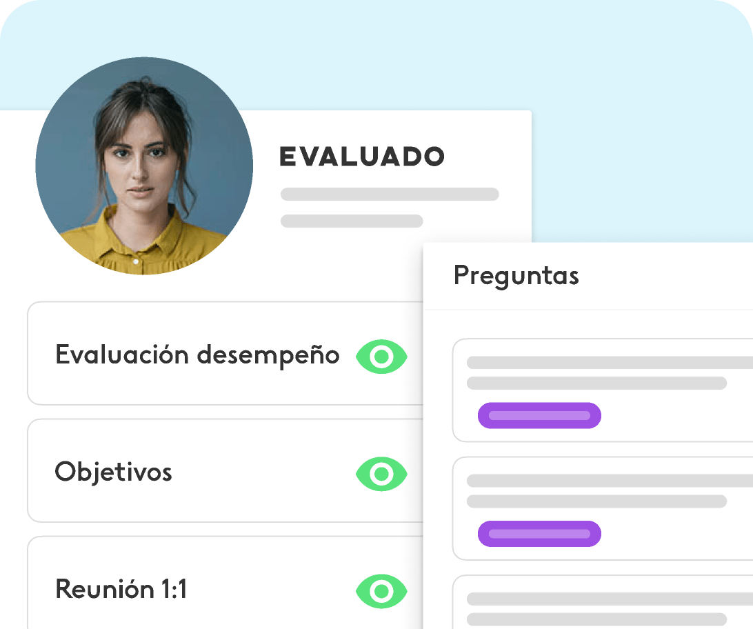 personas utilizando la evaluacion del desempeño