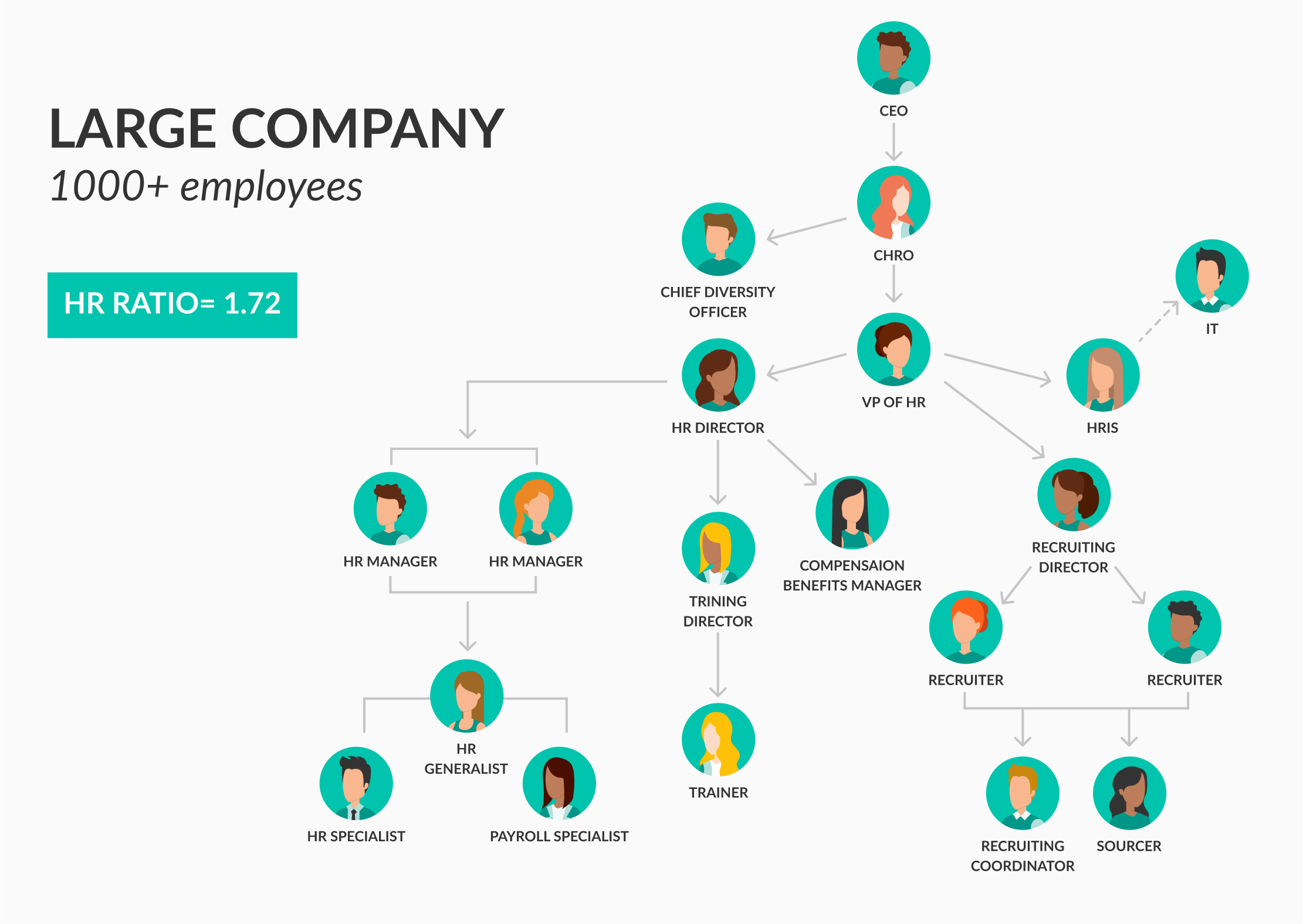 modelo de organizacion para grandes empresas