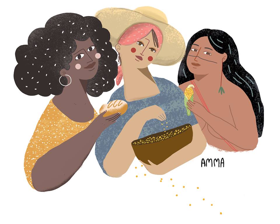 Ilustração de Amma, que financiou o livro Você É Feminista e Não Sabe, ao lado de Angelica Kalil, no Catarse