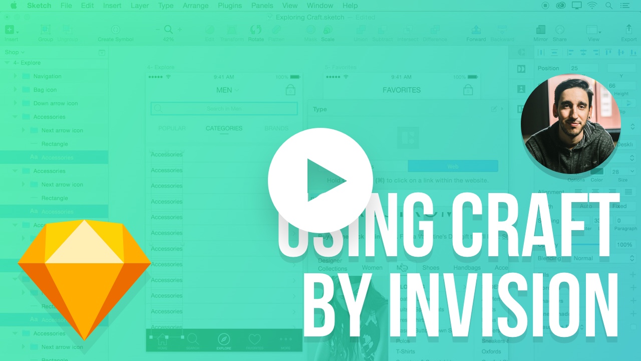How to Use Craft by InVision in Sketch 3 Sketch Tutorial