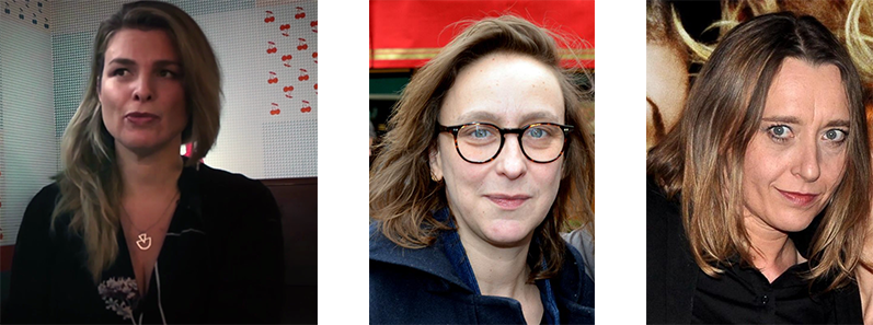 Emilie Jouvet, Céline Sciamma et Virginie Despentes