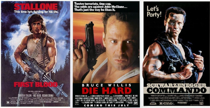First Blood Die Hard Commando Cover