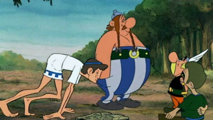Les astérix en dessin animés