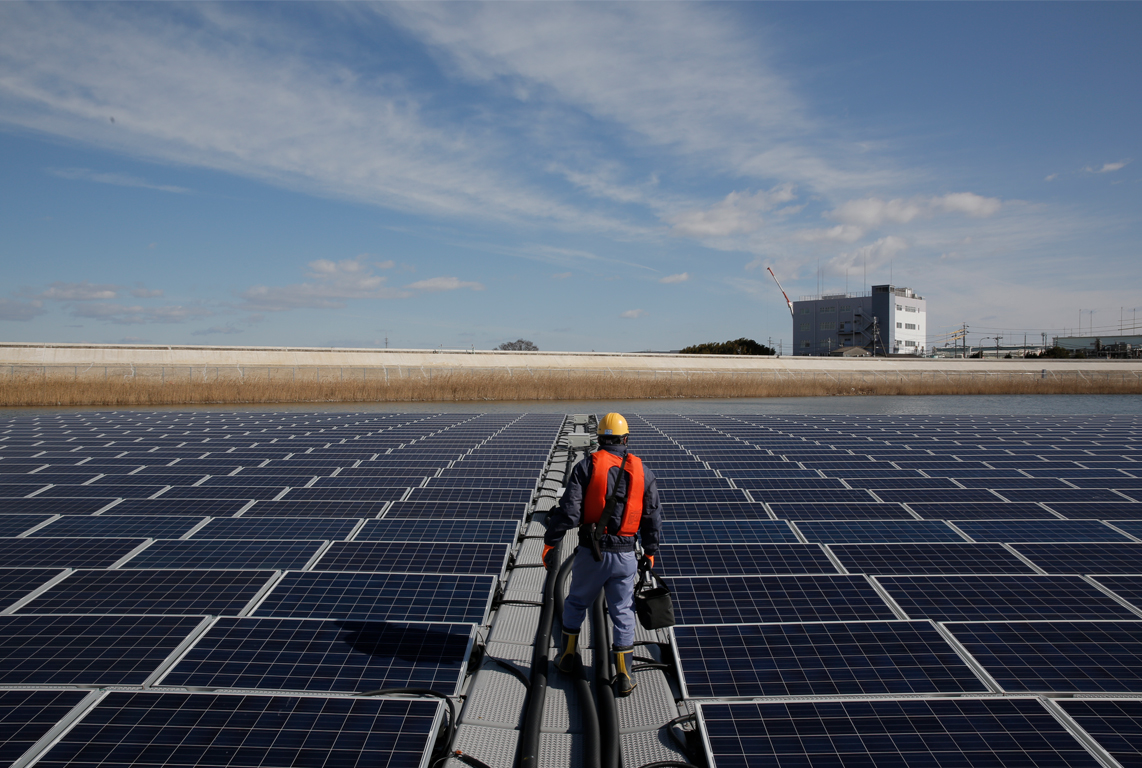 Painéis solares da Apple no Japão