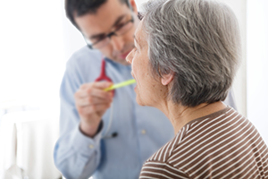 An ENT & Patient work together to find solutions to conditions of the Ear, Nose, and Throat