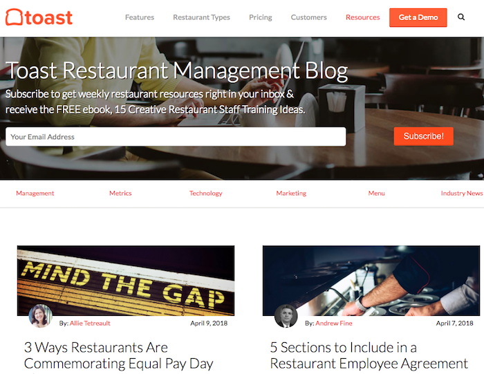 Restaurant Industry Blog