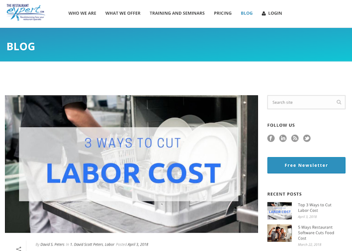 Restaurant Industry Blog