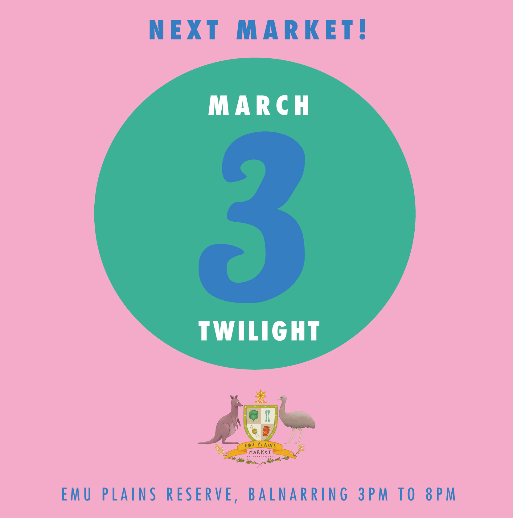 SEE YOU THIS SATURDAY!
