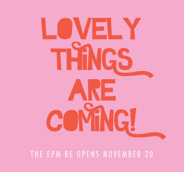 Lovely things are coming....