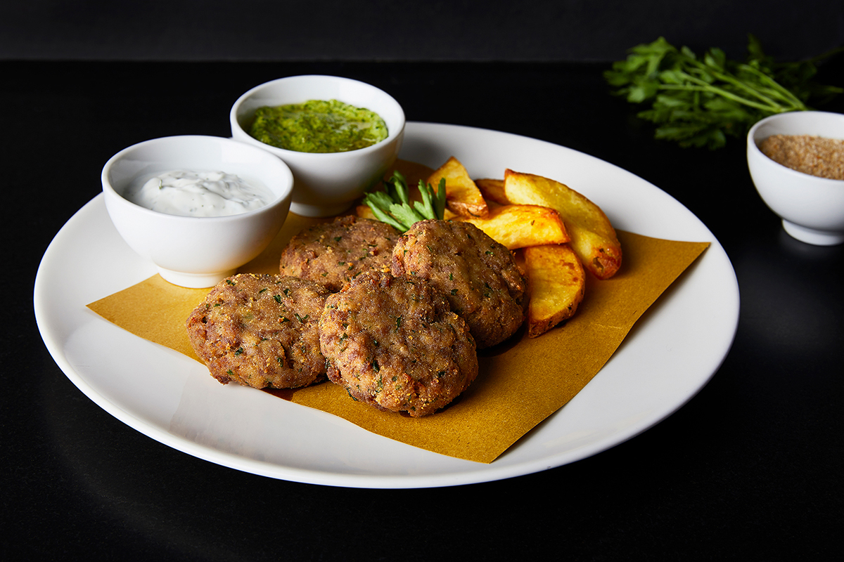 Polpette con Salse e Patate