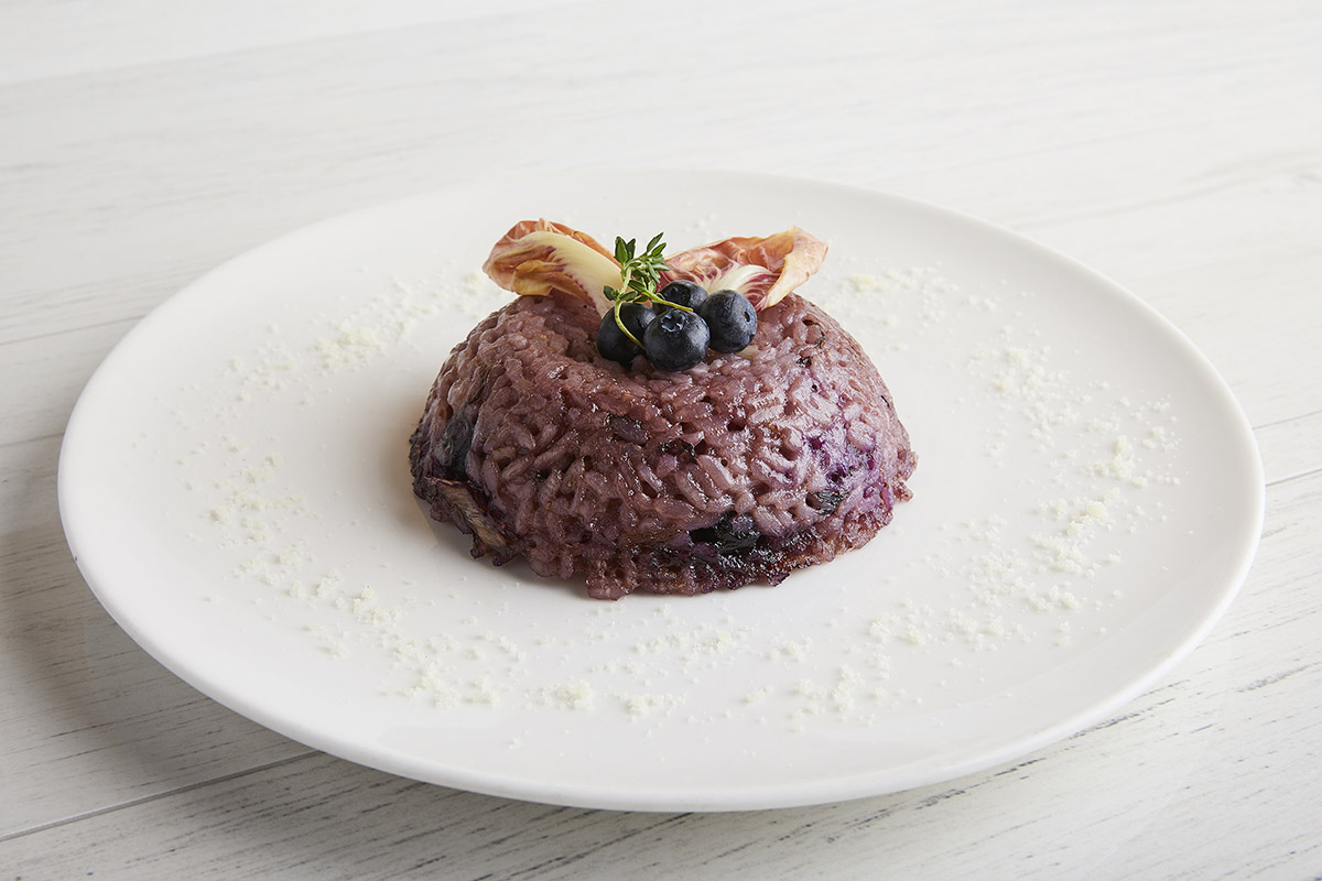 Rice Tortino with Late-Growing Red Trevisano Radicchio and Smoked Burrata