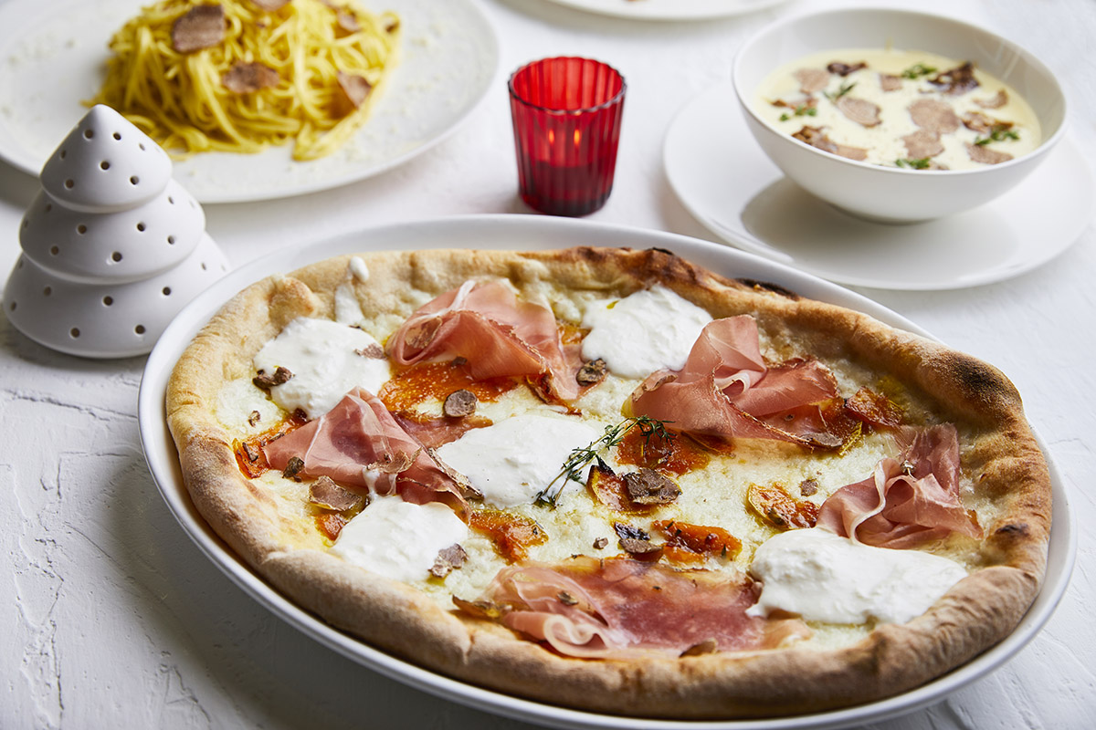 Pizza con Tartufo Bianco di San Miniato