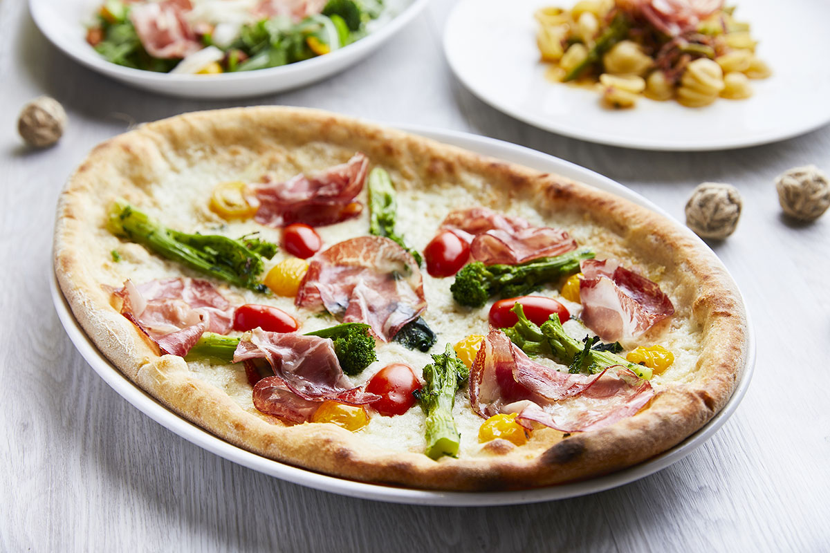 Pizza with Capocollo di Martina Franca