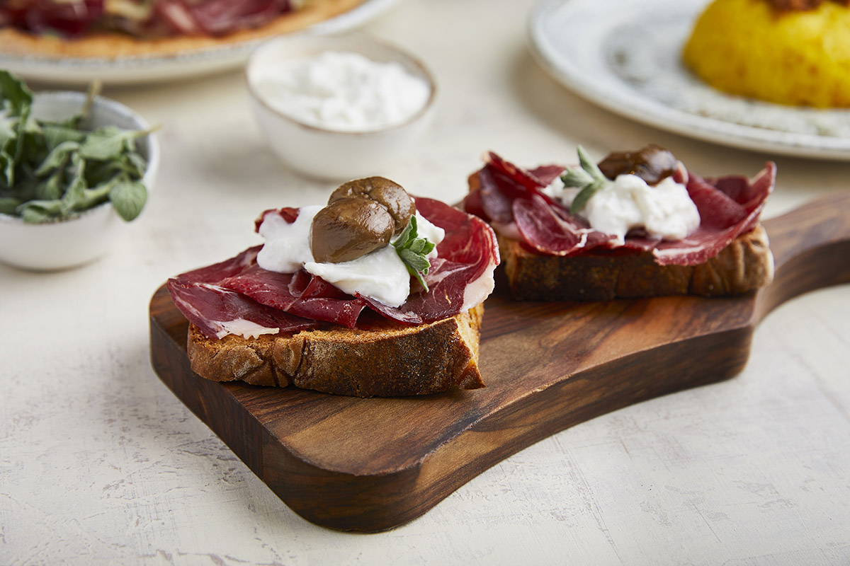 Crostini con Prosciutto di Cinghiale
