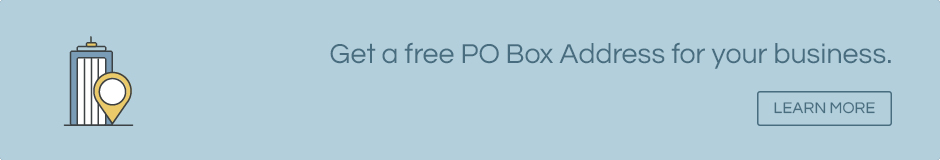 Get a free PO Box Address for your business