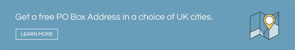 Get a free PO Box Address in a choice of UK cities