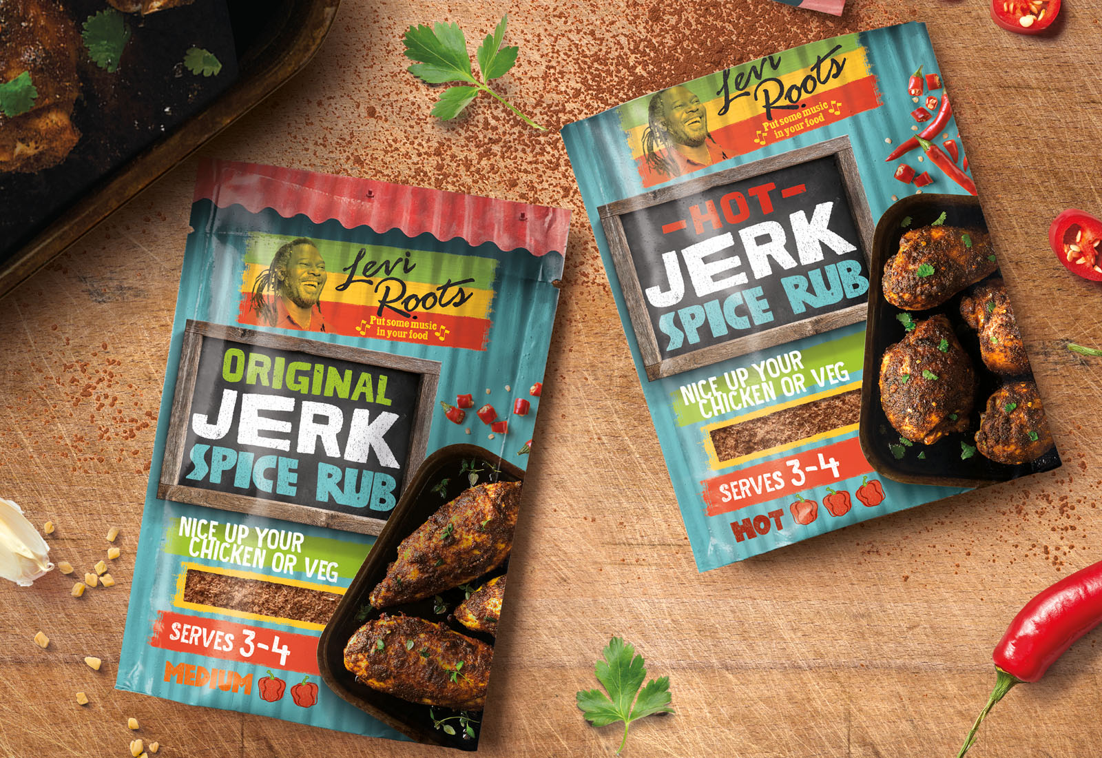 Levi Roots Wraps Levi Roots - OurCreative | Strategic Branding & Packaging Design Agency