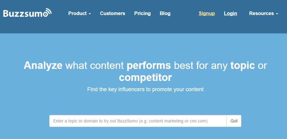 Aha moment buzzsumo