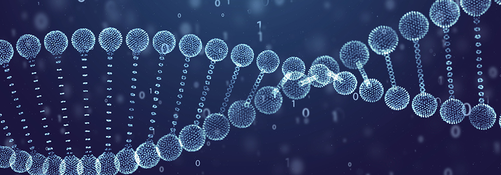 DNA double helix graphic
