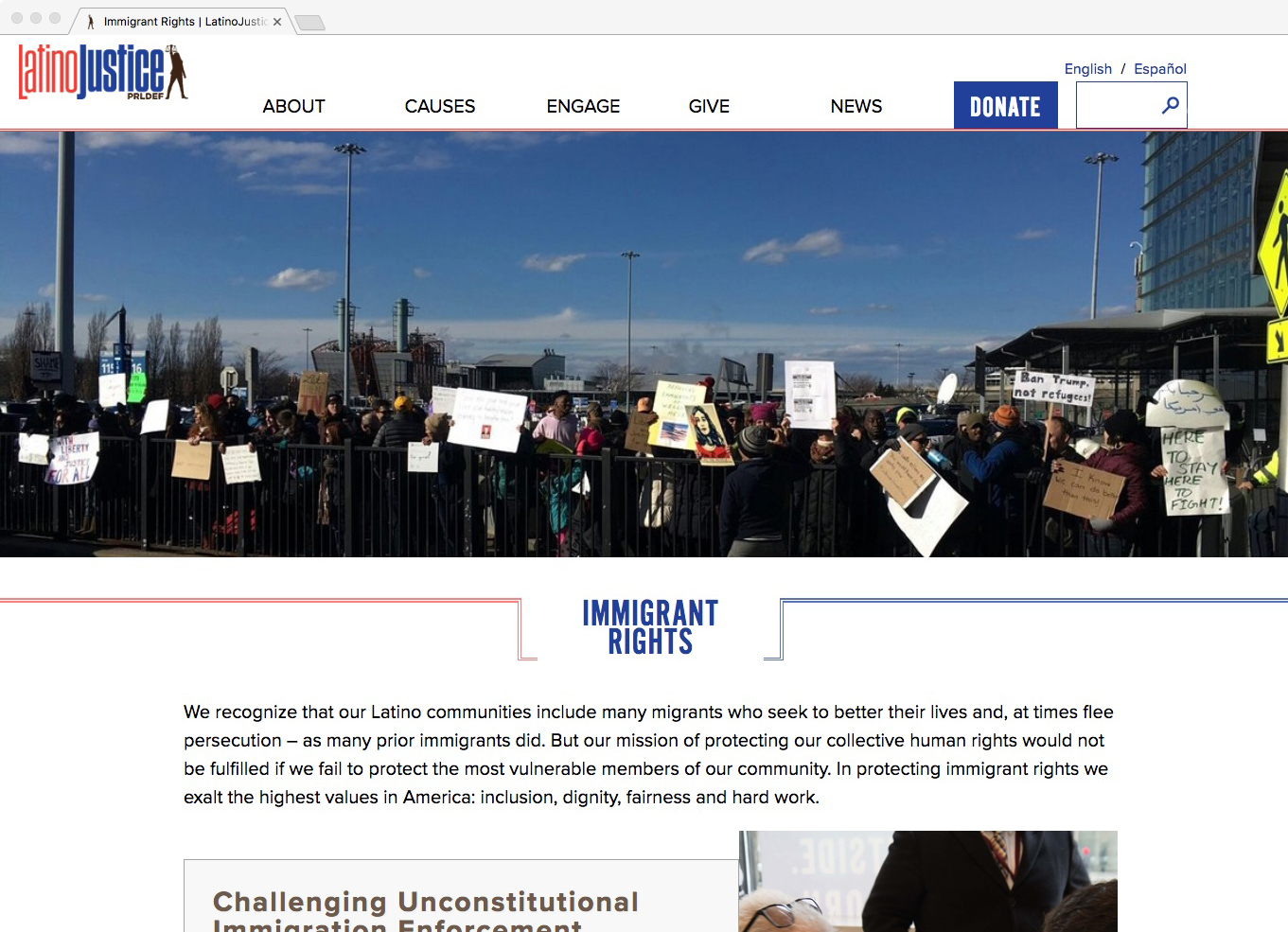 LatinoJustice PRLDEF Branding & Website