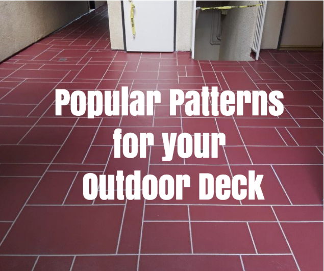 Popular Patterns for An Outdoor Deck