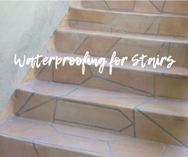 waterproofing exterior stairs