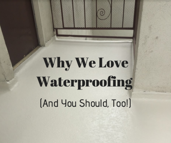 why waterproof a deck or living space