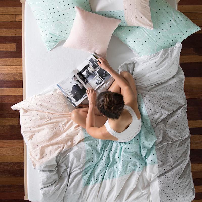 Lazybed mattress in bedroom