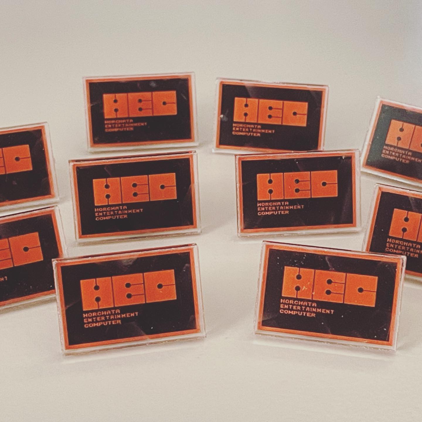 New acrylic buttons for a secret project from one of our collaborators...