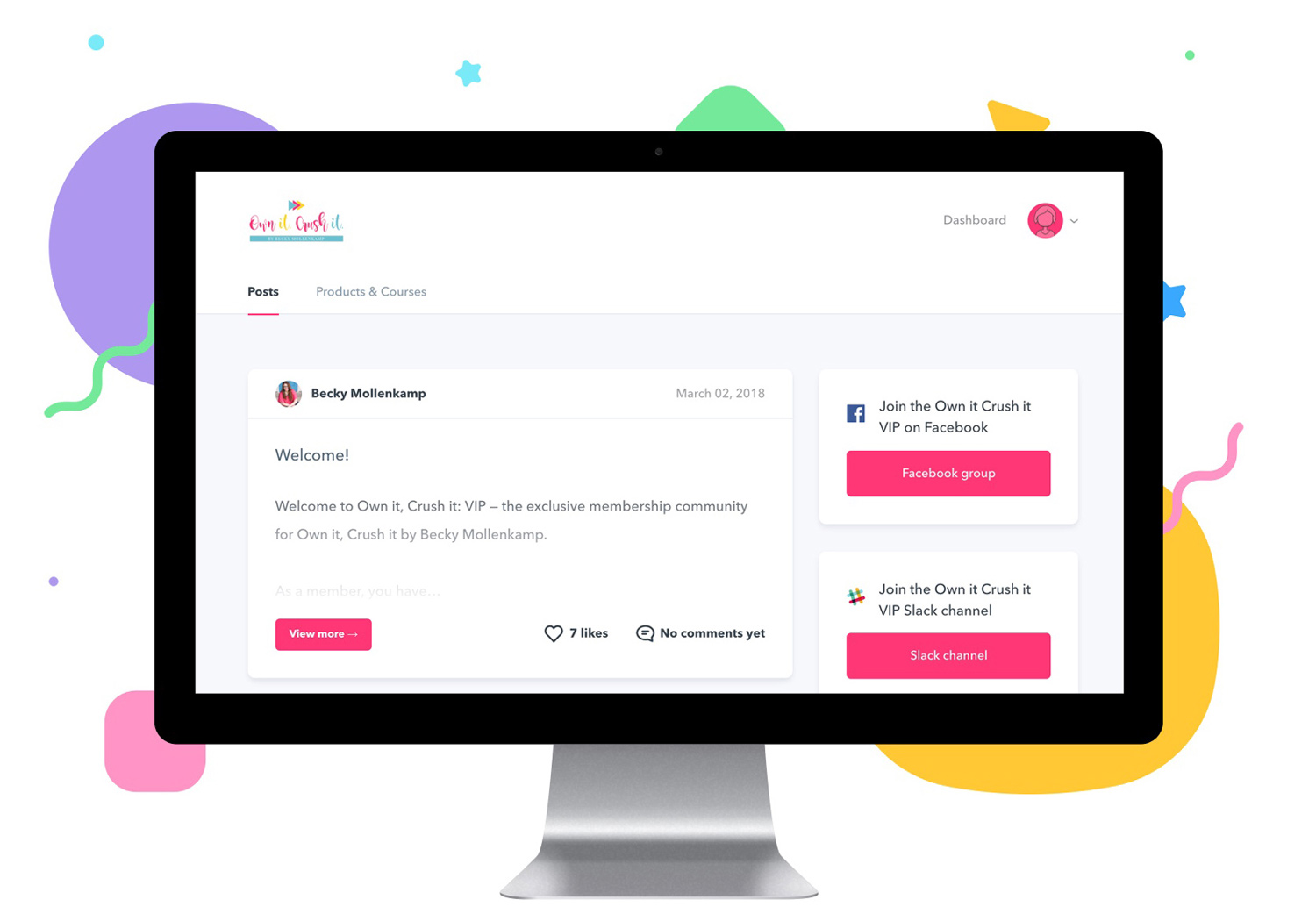 sell online memberships with