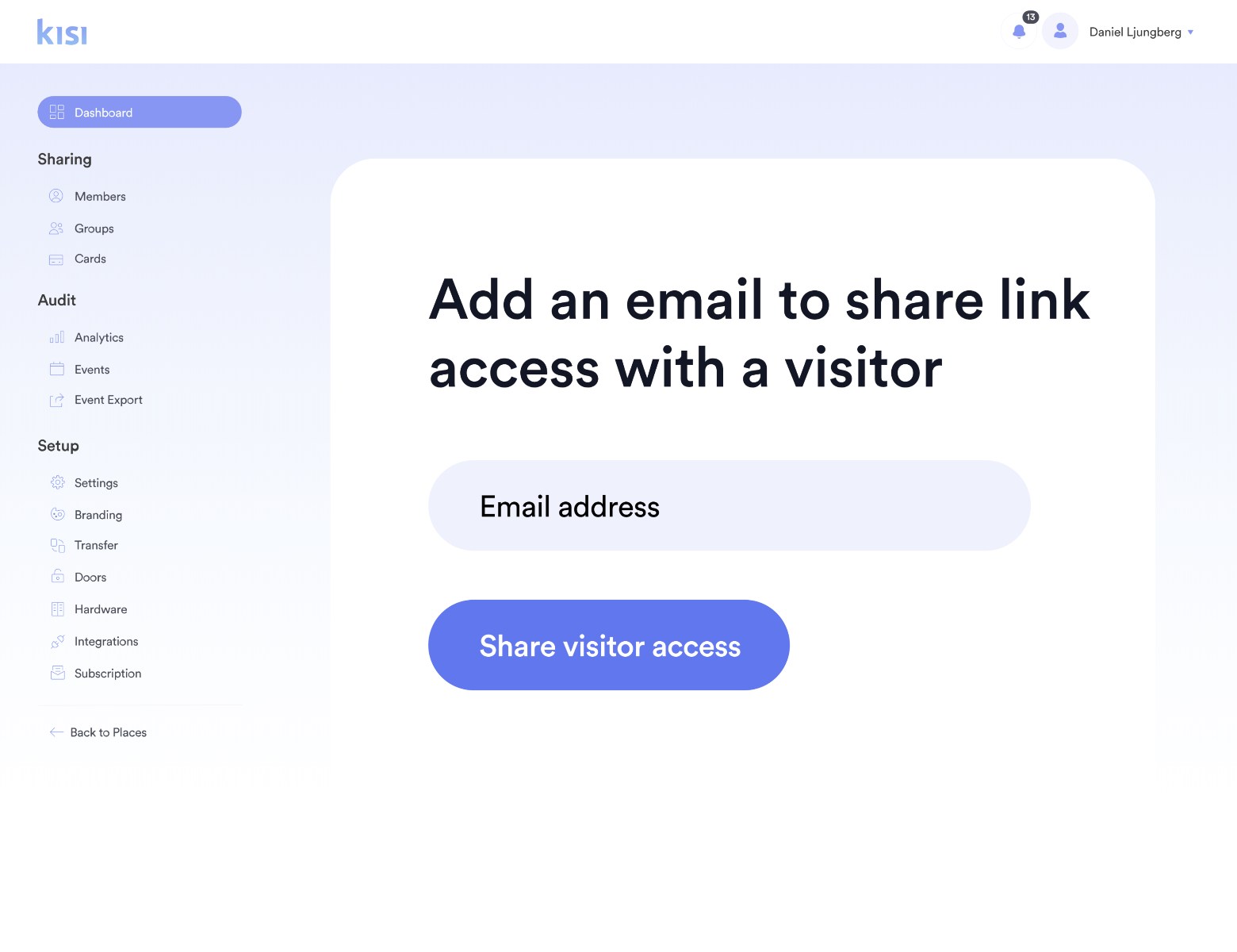 Visitor Link Access
