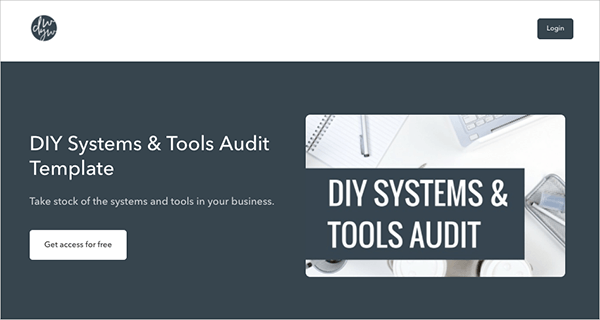 DIY Systems & Tools Audit Template