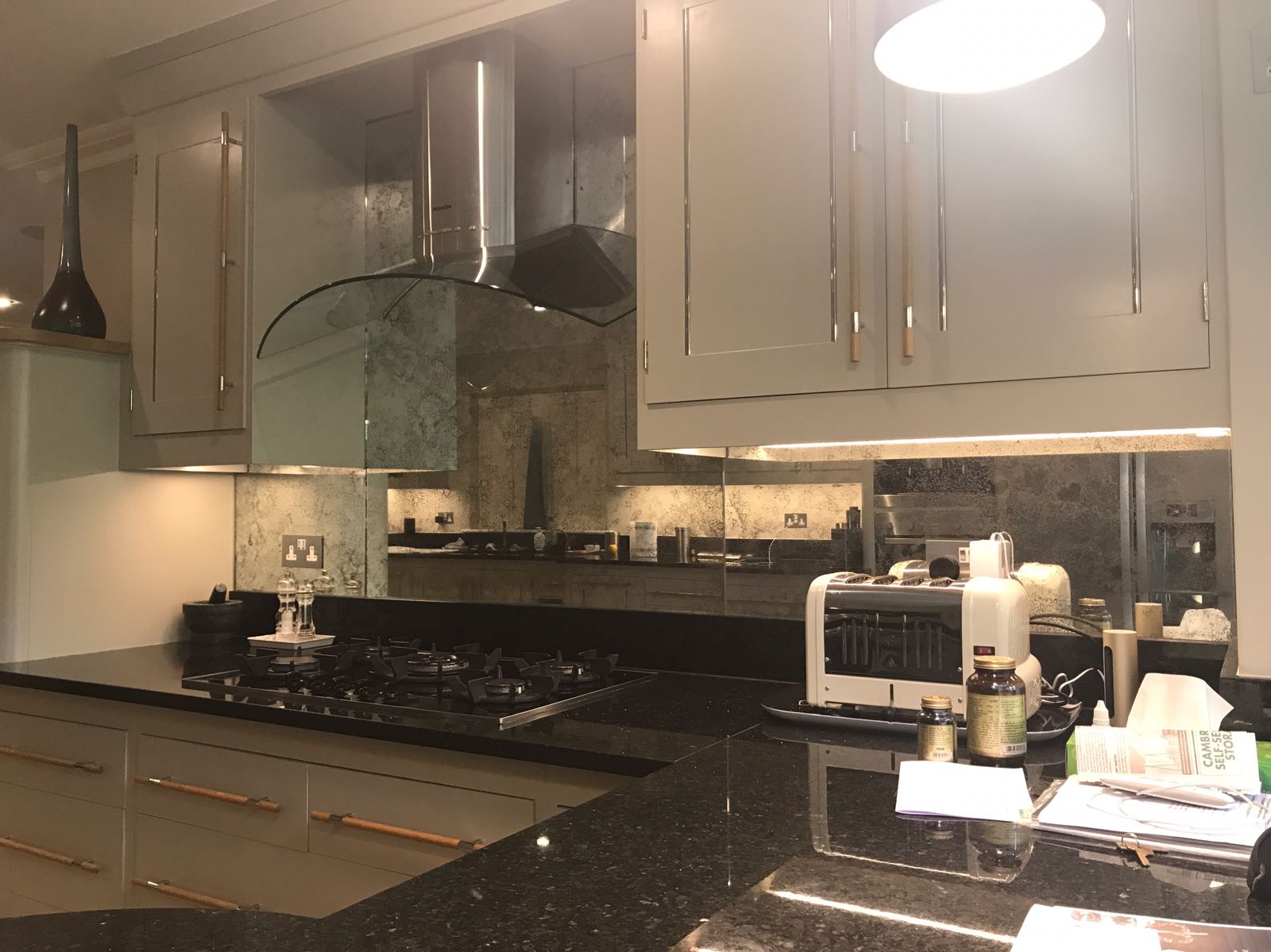 Bronze Vintage Antique Mirror Glass Kitchen Saligo Design Project Bronze Vintage Antique Mirror Glass Kitchen