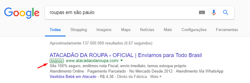 linkspatrocinadosanunciogoogle