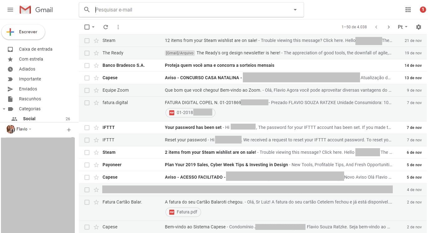 como zerar seus emails no gmail