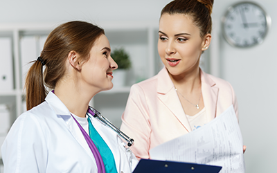 Plan participation explained to a patient