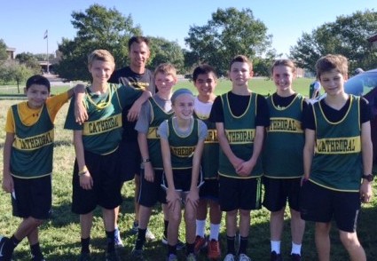 The Cathedral cross country team